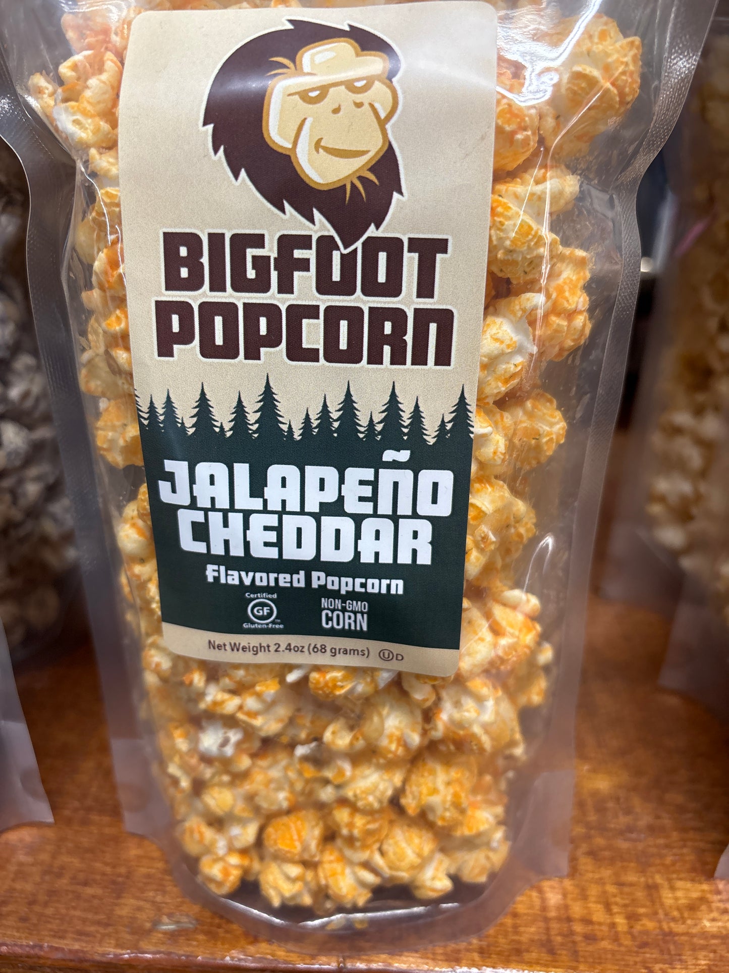 Bigfoot, popcorn, jalapeño cheddar