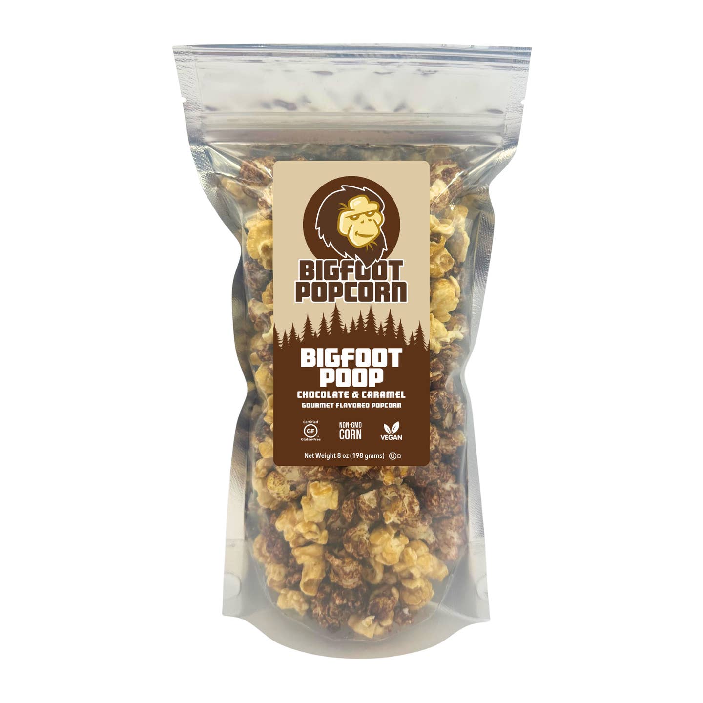 Bigfoot Poop Chocolate Caramel Popcorn