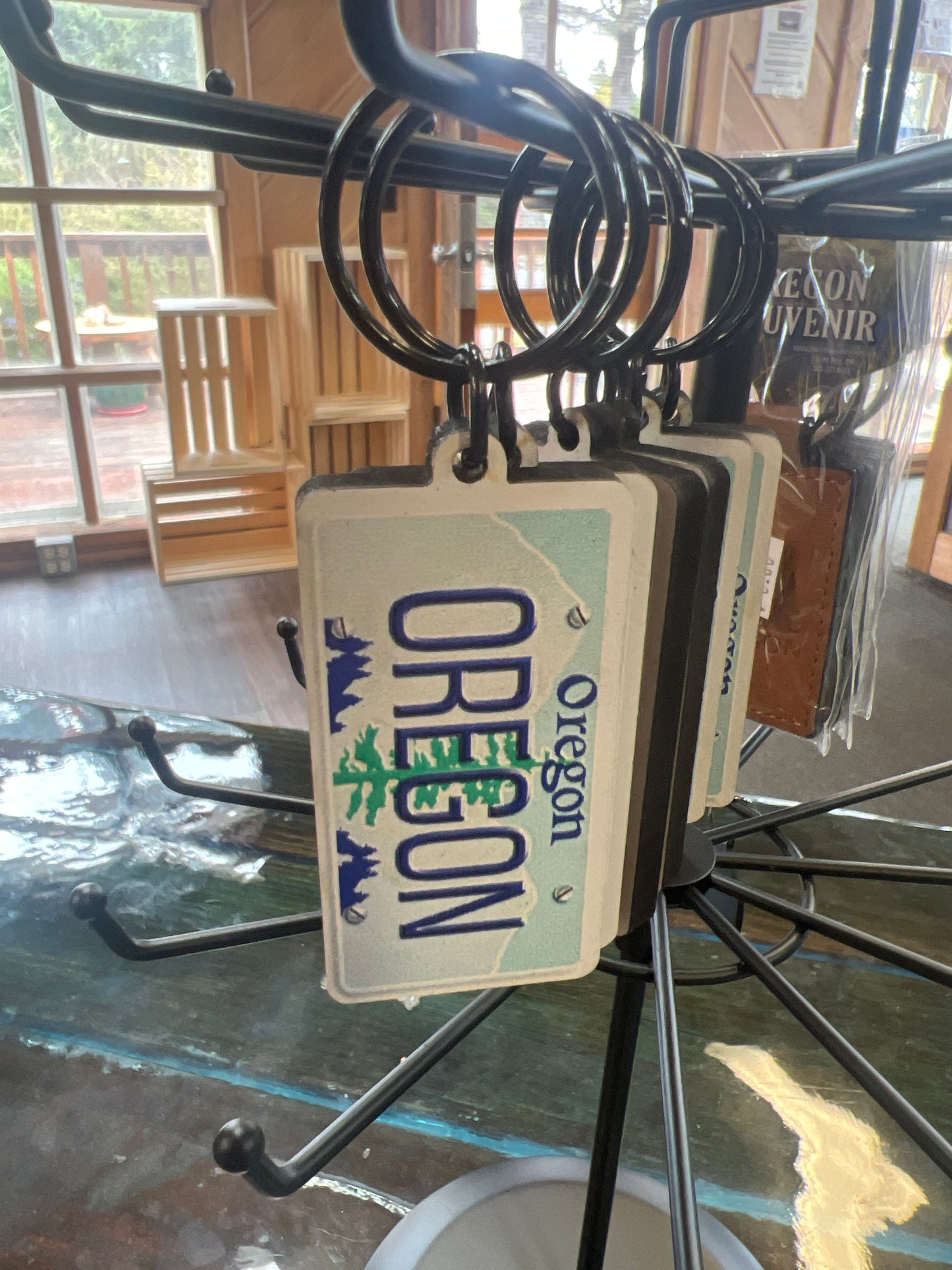 Oregon License Plate Keychain