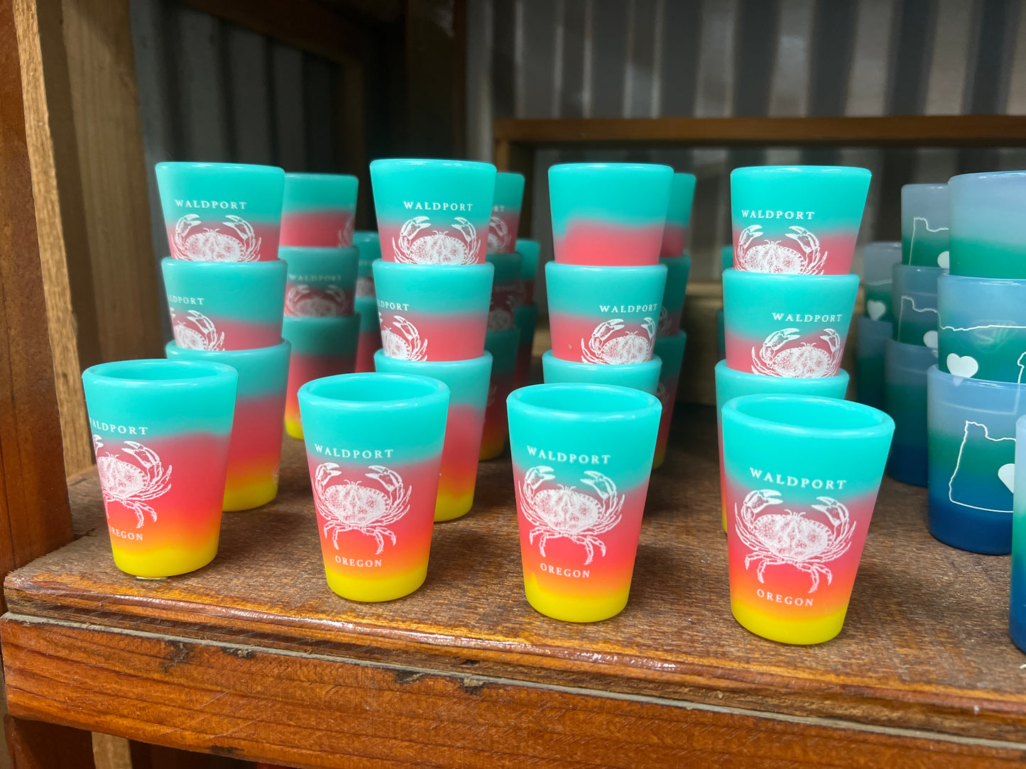 Dungeness Crab Waldport, Oregon Silipint Silishot Glass