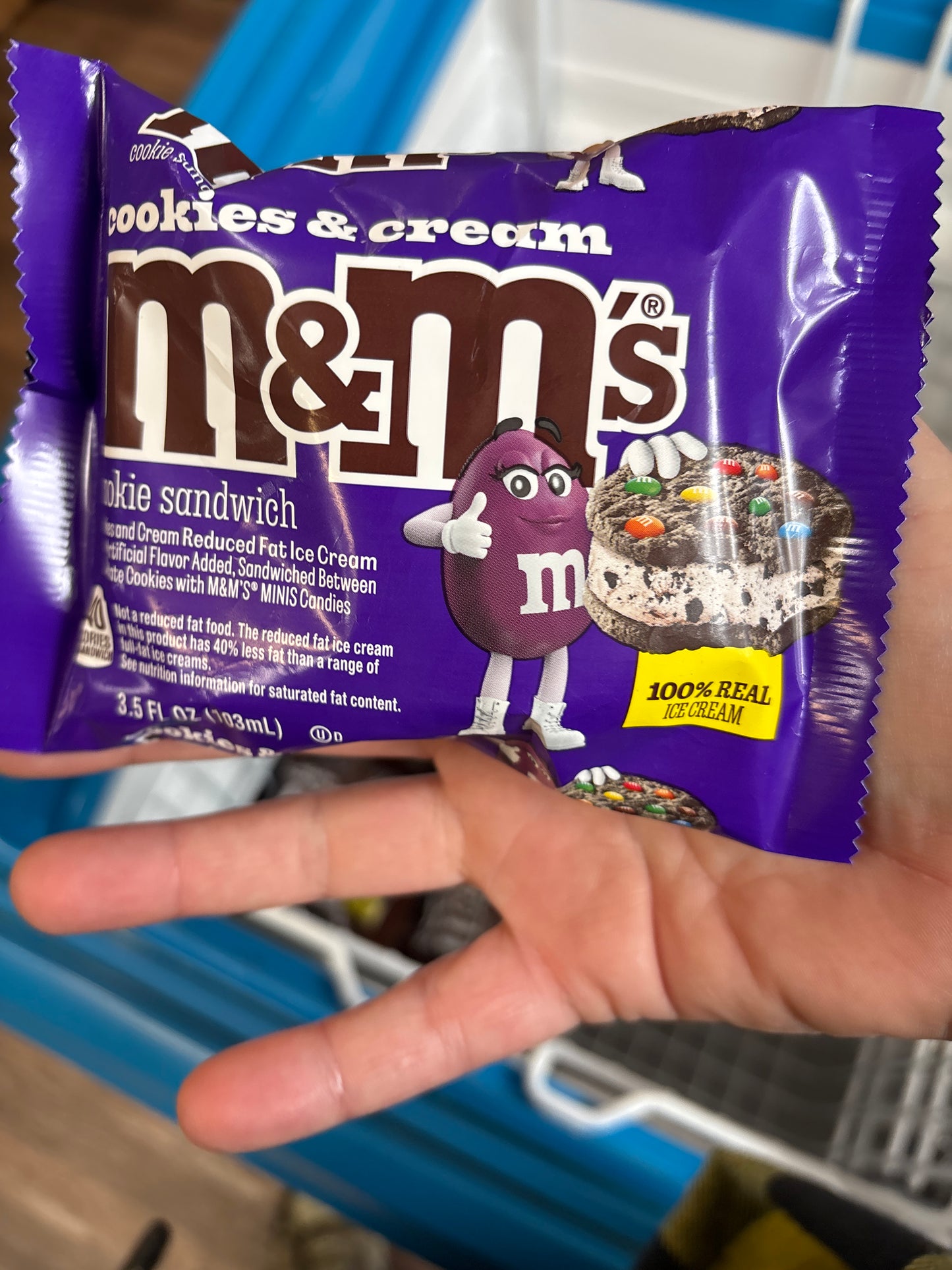 M&M cookies & cream