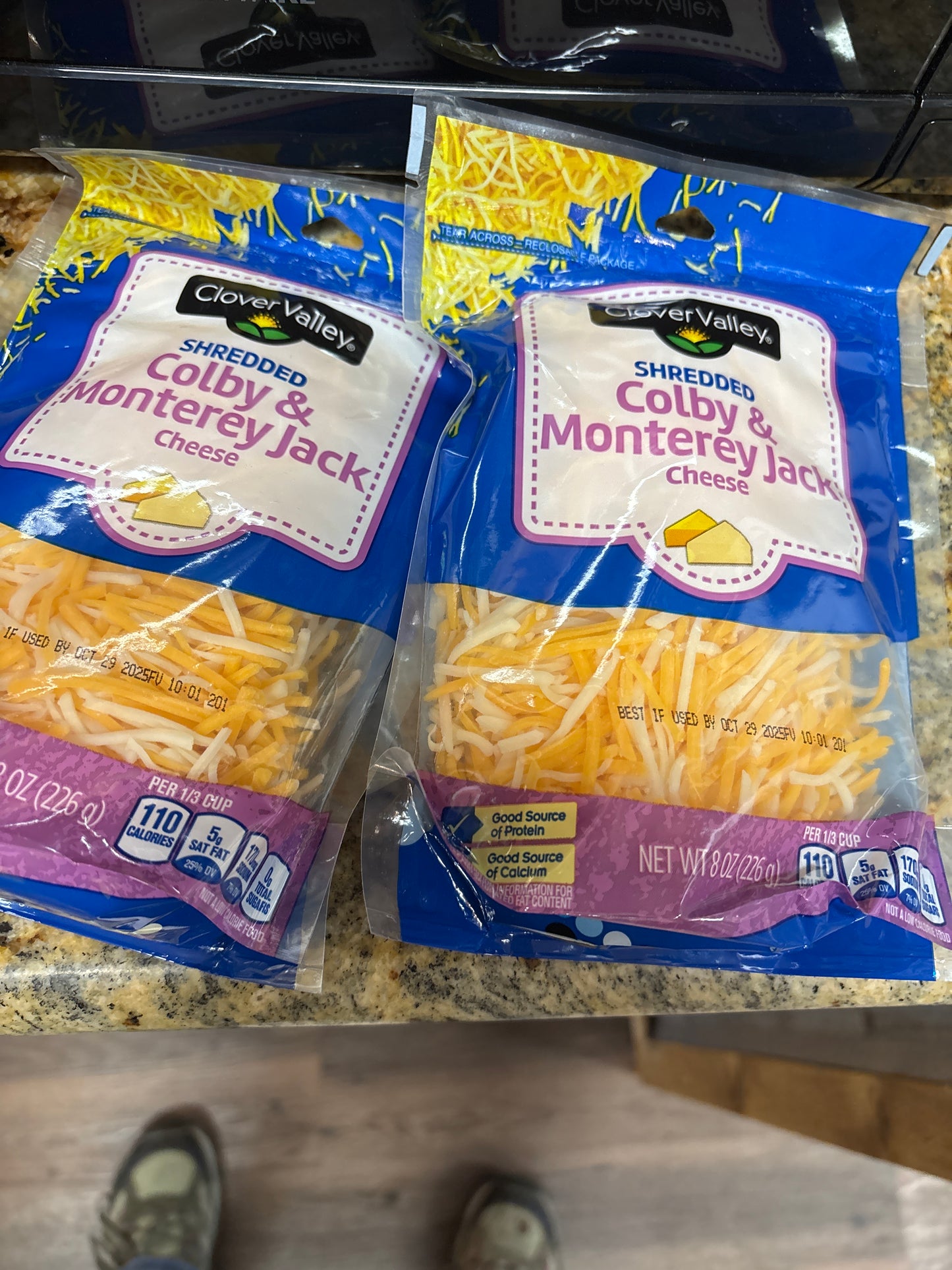 Shredded cheese