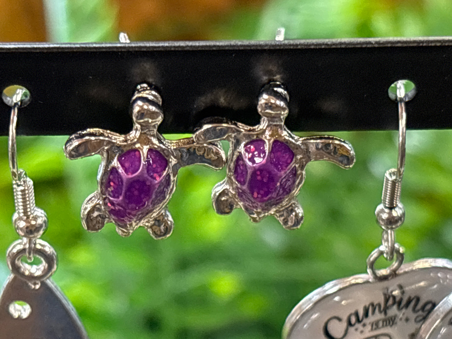 Turtle earrings