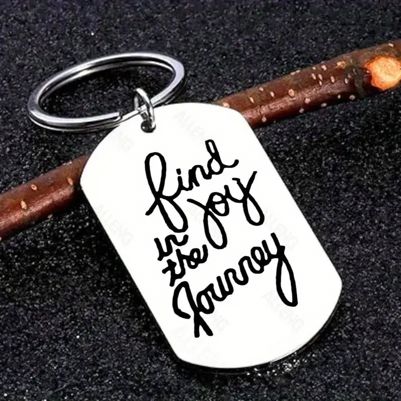 Find Joy in the Journey Keychain