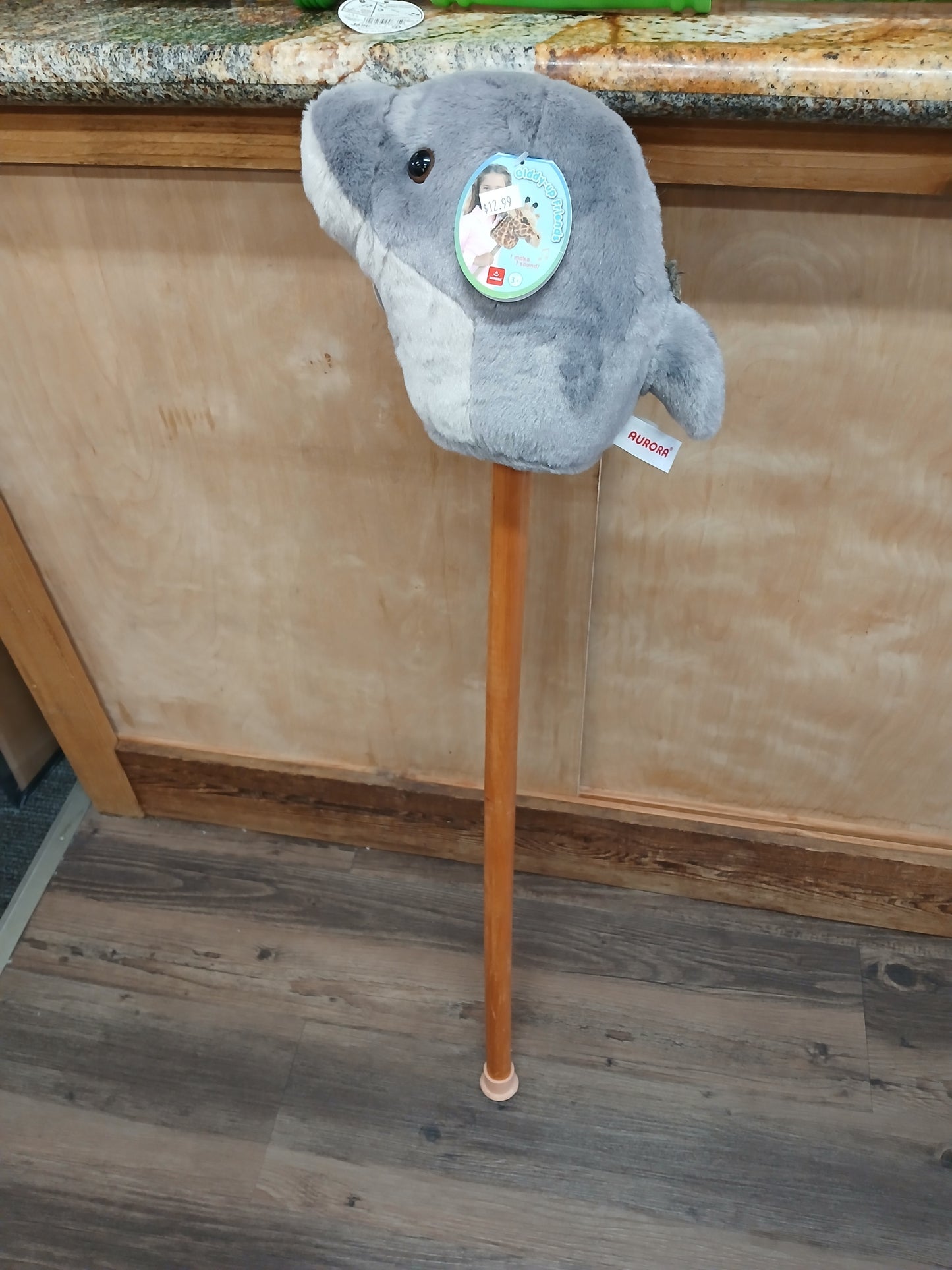Dolphin on a stick