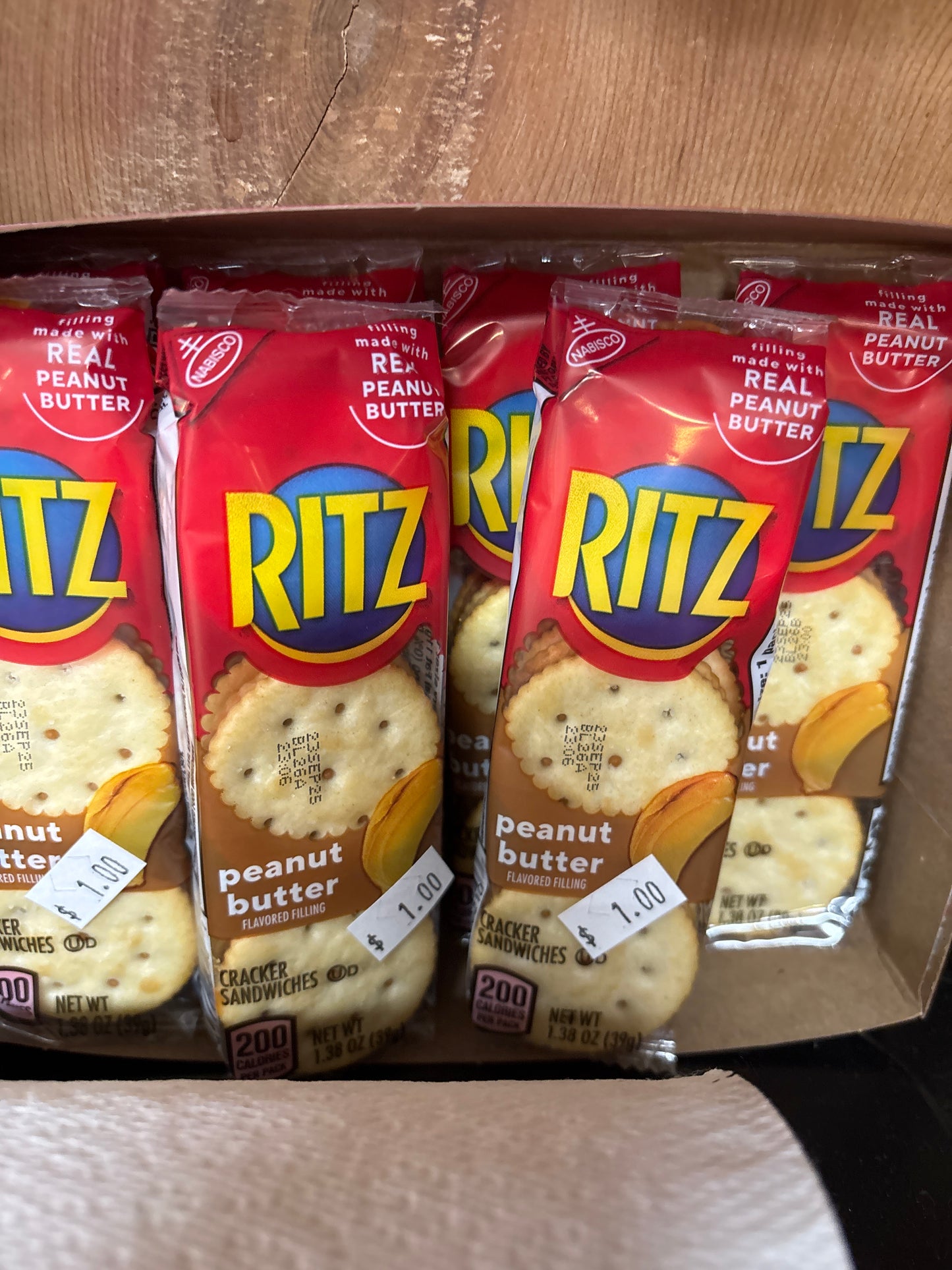 Ritz peanut butter