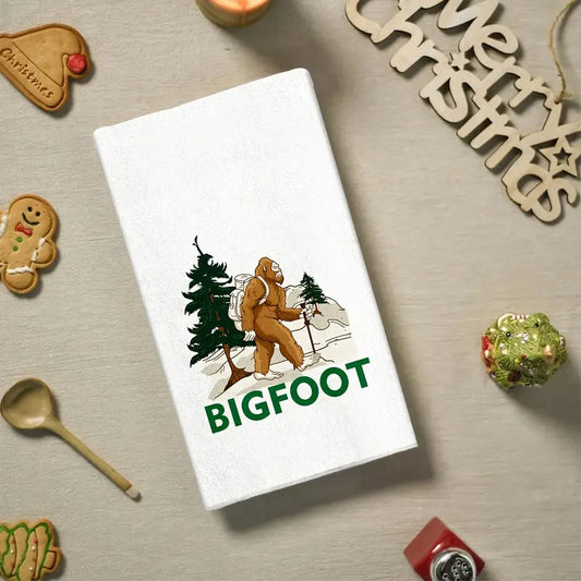 Bigfoot Tea Towel