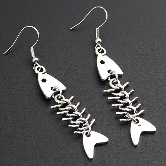 Fish Bone Earrings