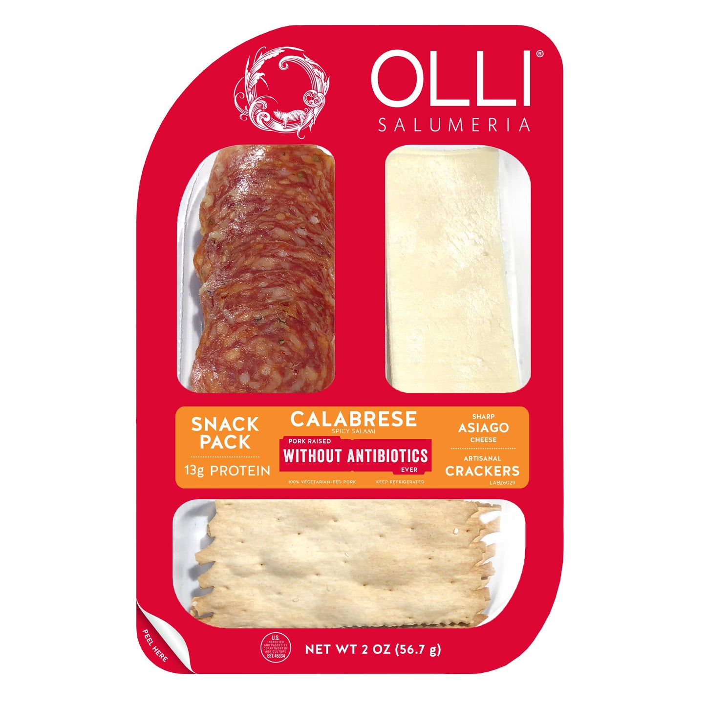 Olli Calabrese & Asiago Snack Pack