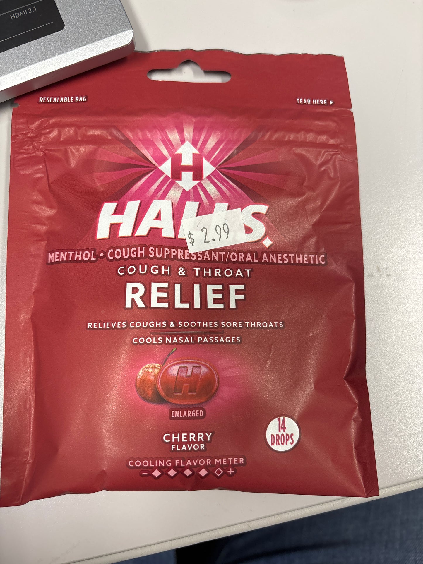 Halls cherry
