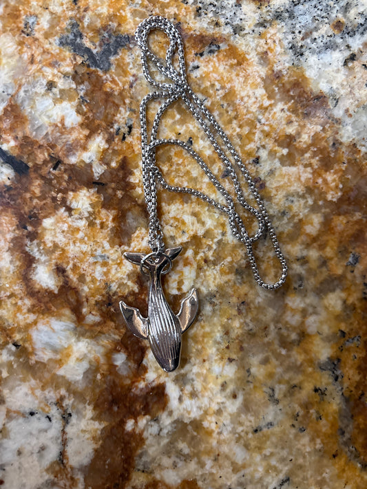 Whale Silver Necklace