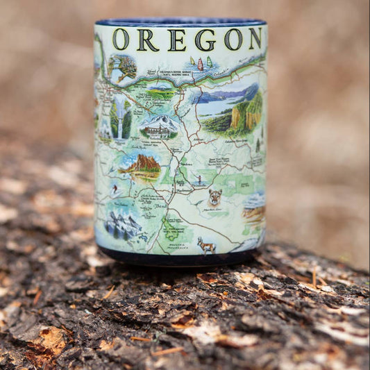 Oregon State Map Mug