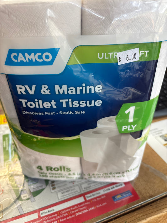 Camco 1-ply toilet tissue