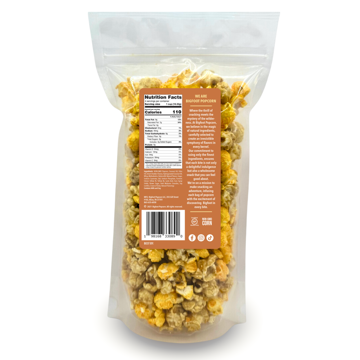 Cheddar Caramel Mix Gourmet Popcorn