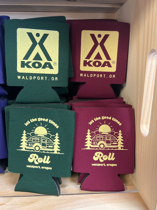 Let the Good Times Roll Waldport, Oregon Coozie