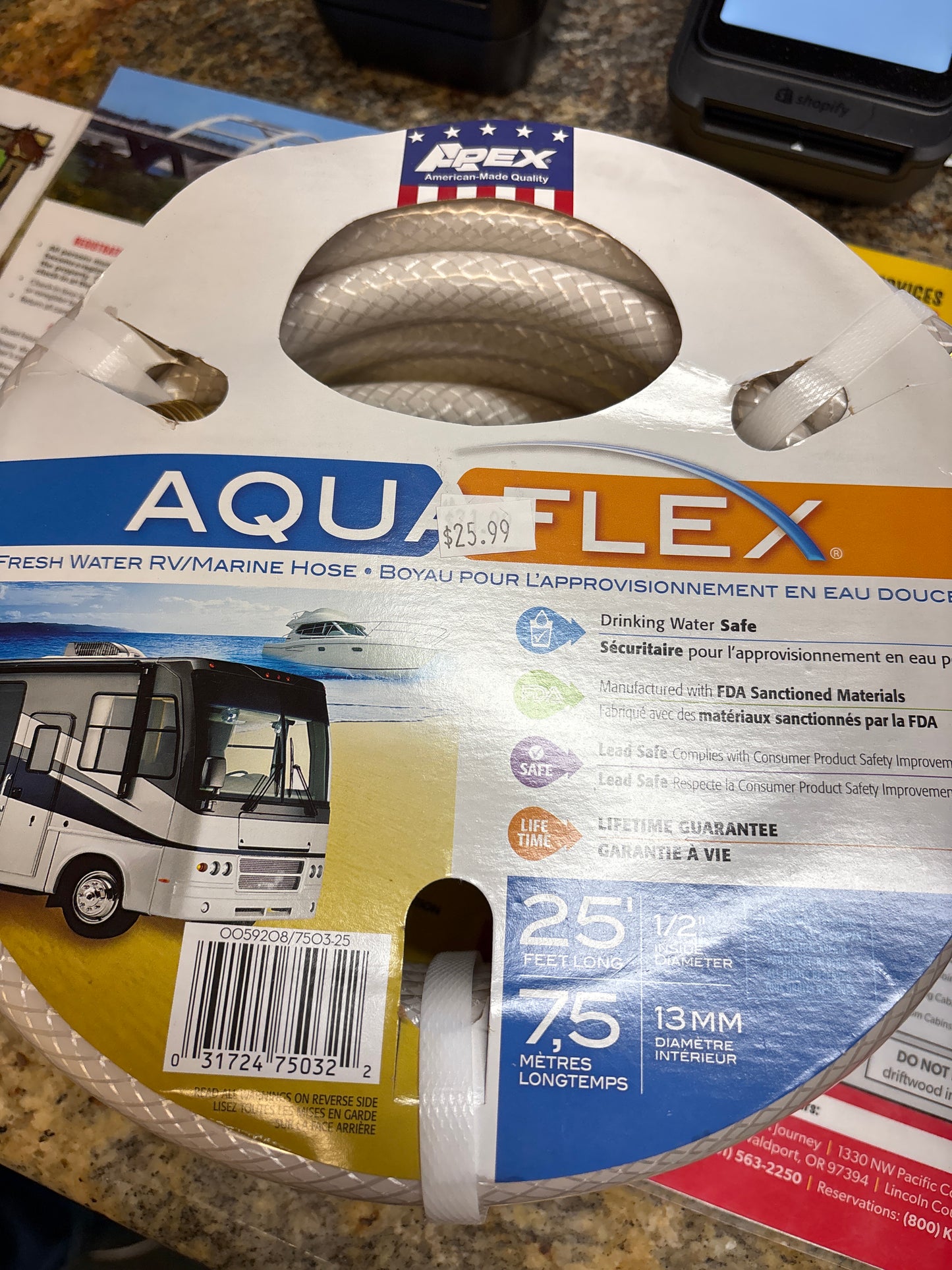 Aqua flex hose