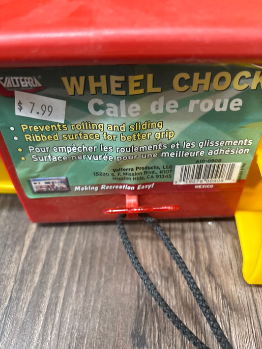 Wheel chock red