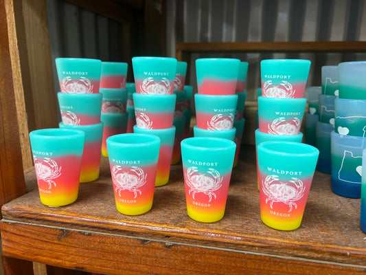 Dungeness Crab Waldport, Oregon Silipint Silishot Glass