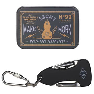 "Make Light Work" Pocket Multi-Tool + Flashlight