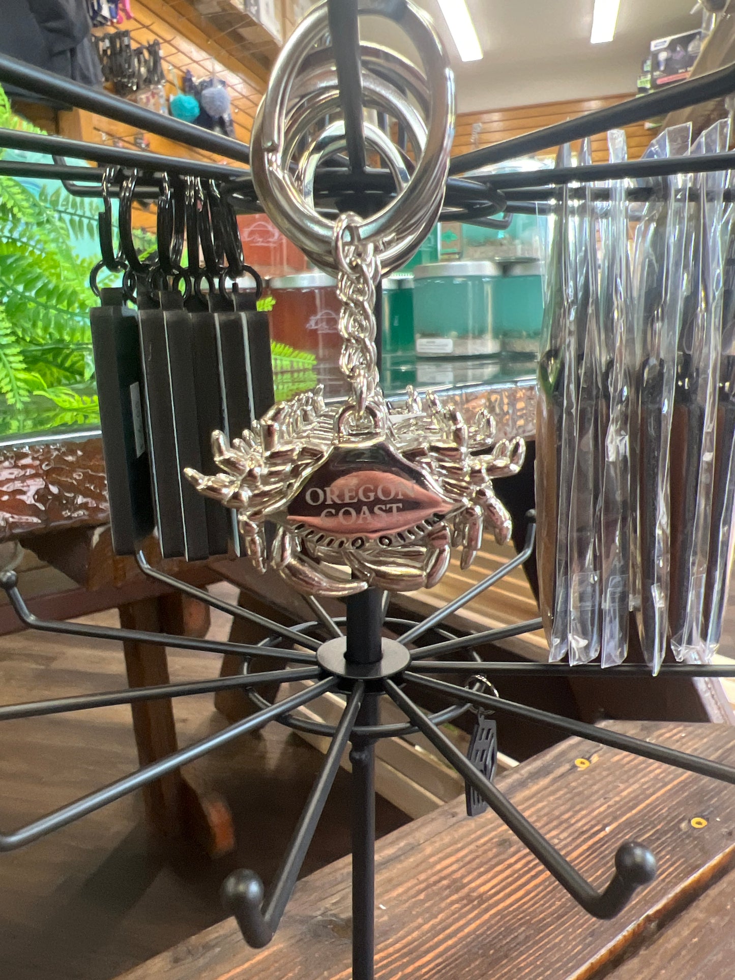 Oregon Coast Crab Keychain
