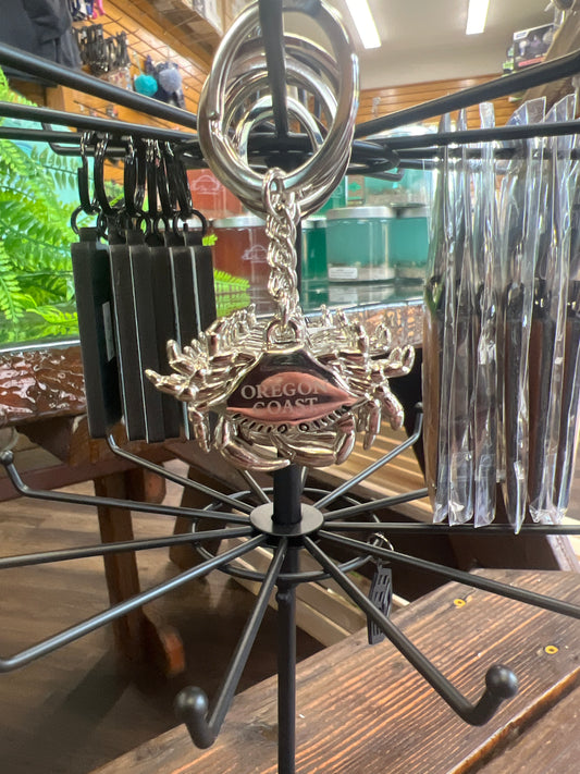 Oregon Coast Crab Keychain