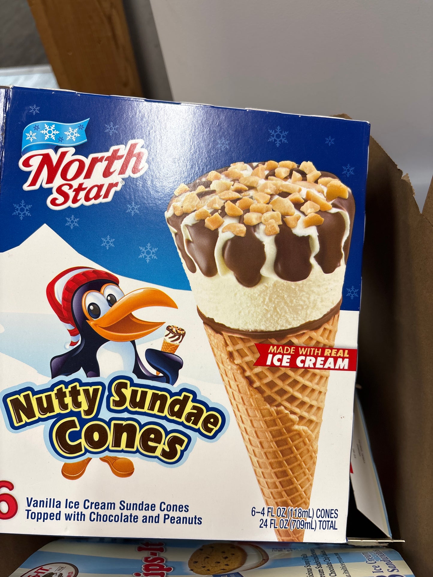 Nutty Sundae Cones