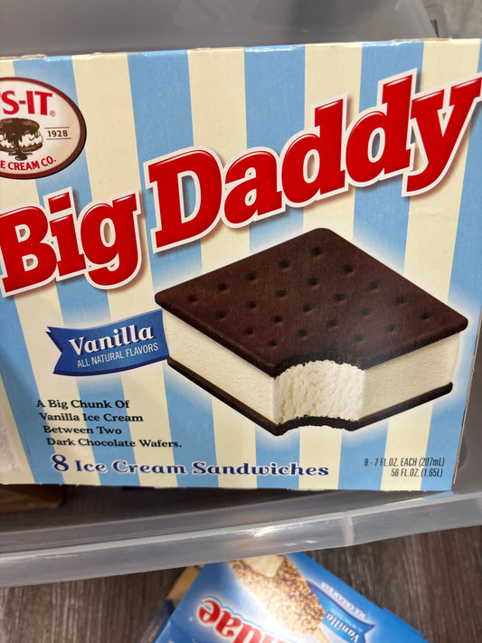 Big Daddy ice cream sandwich