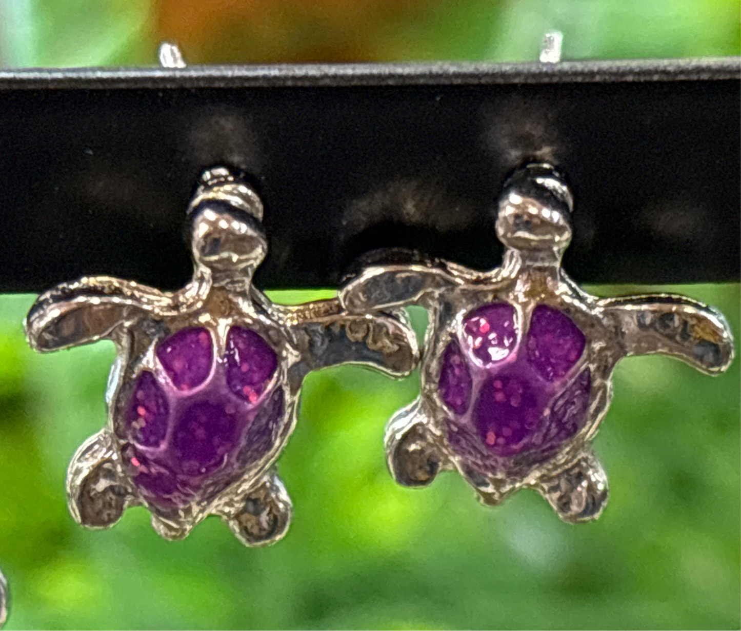Turtle earrings