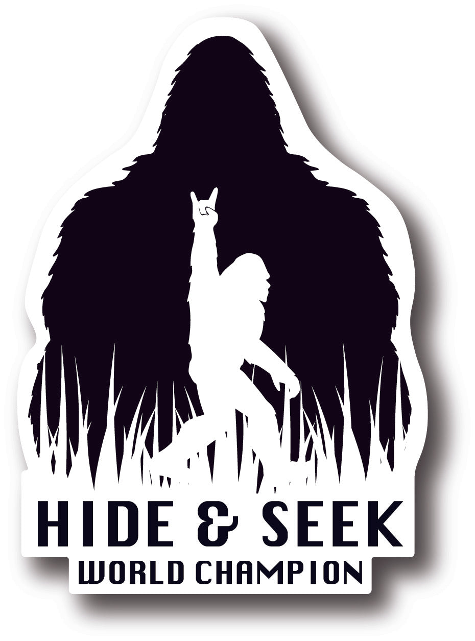 Hide & Seek World Champion Sasquatch Sticker
