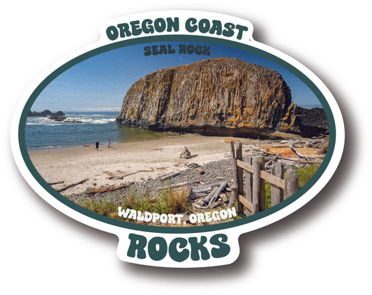 Oregon Coast Rocks Sticker