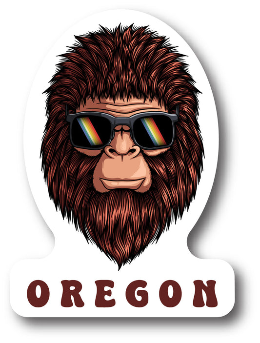 Sasquatch Sunglasses Sticker