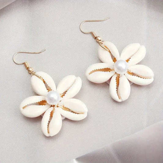 Shell Flower Earrings