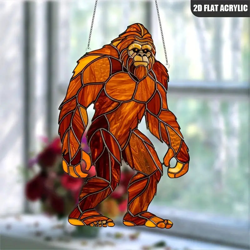 Bigfoot Acrylic Suncatcher