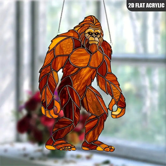 Bigfoot Acrylic Suncatcher