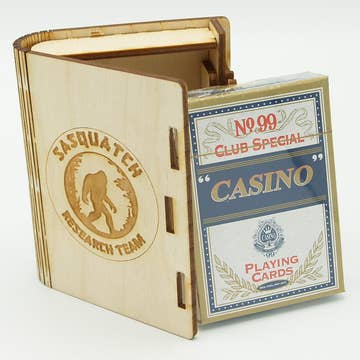 Sasquatch Research Team Playing Card Box