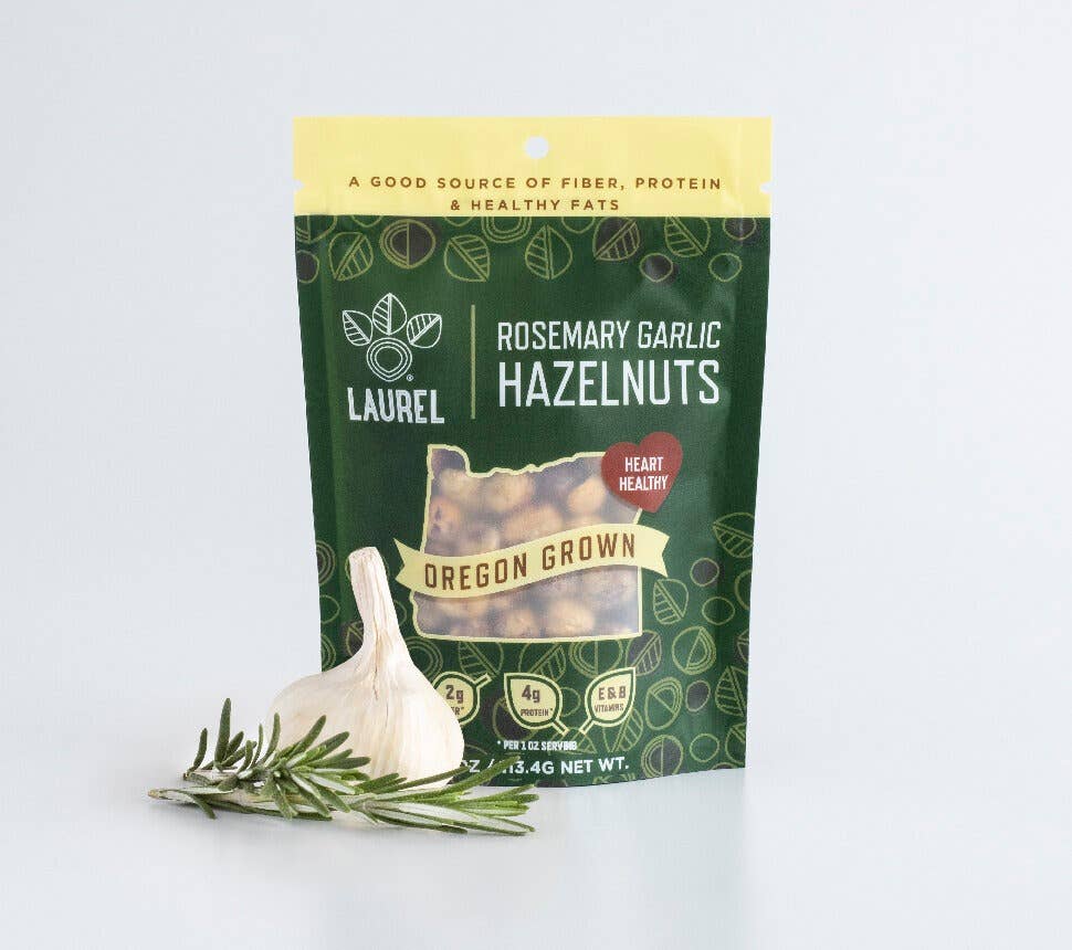 Rosemary Garlic Hazelnuts