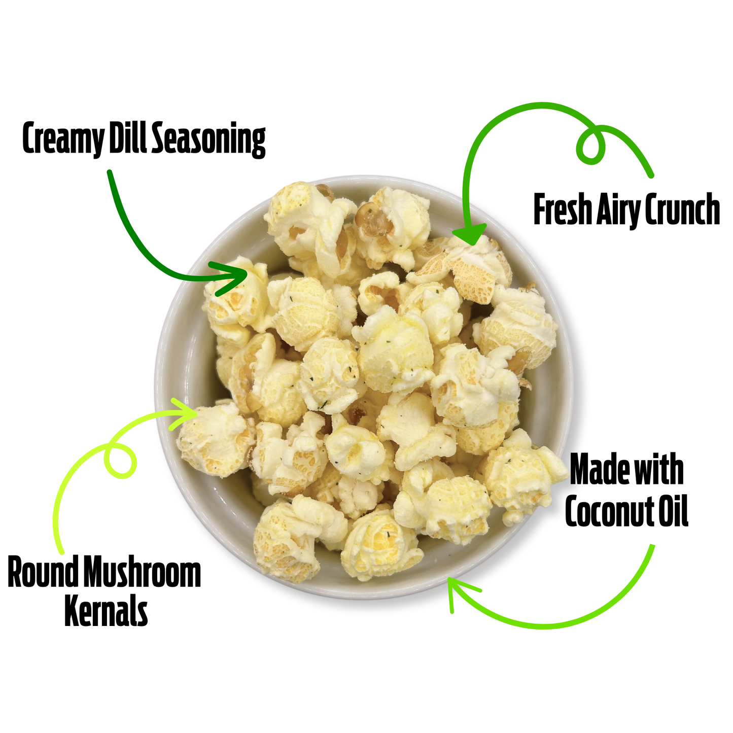 Creamy Dill Pickle Gourmet Popcorn
